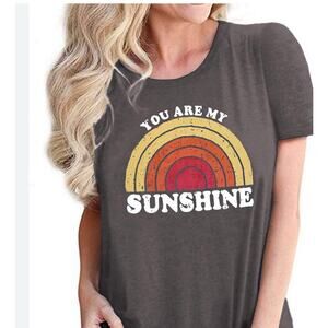 You Are My Sunshine Tshirt Size L Women